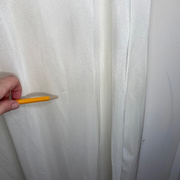 Vintage Cottage Prairie Maxi length Gown Slip Nightie Robe Embroidered Flower M - Picture 11 of 13